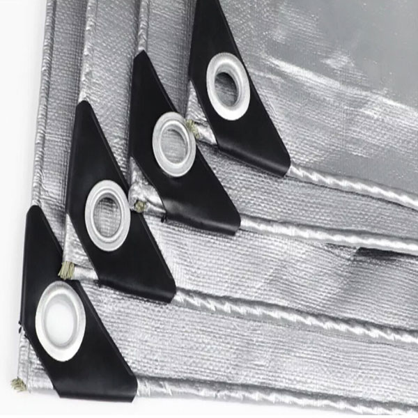 120 GSM Waterproof Reinforced Tarpaulins Protective Cover Sheet 