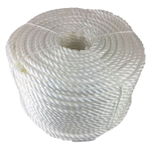 Polypropylene 3 Strand Nylon Lightweight Rope Coil 