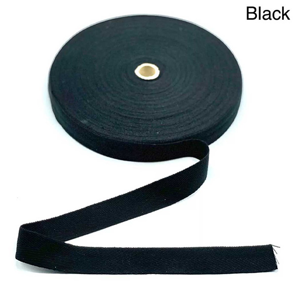 1m Herringbone Acrylic Twill Cotton Blend Binding Apron Webbing Tape Sew Strap