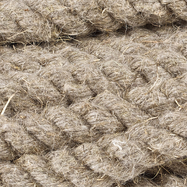 1m Untreated Pure Hemp Rope 3 Strand Twisted Natural Cord for Crafts, Agriculture & Building