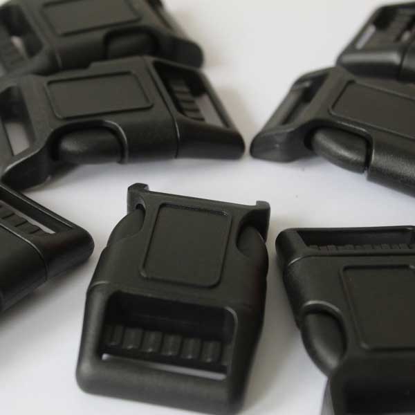 Durable 25mm Delrin Curved Side Release Buckles 