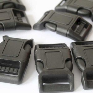 Durable 25mm Delrin Curved Side Release Buckles 