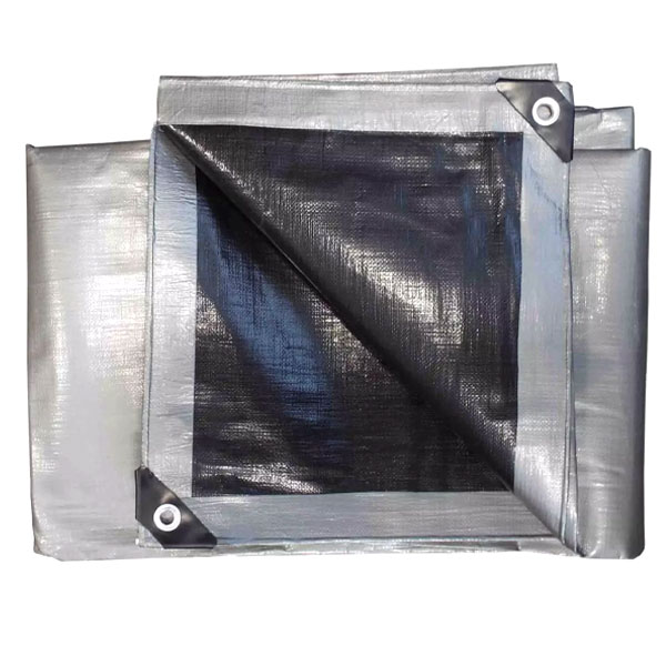 350gsm Extra Heavy Duty Waterproof Tarpaulin Cover Silver Ground Sheet 