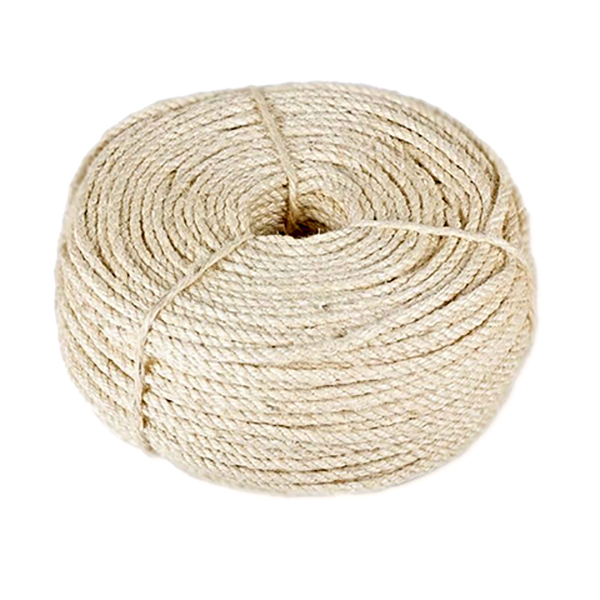 3m Long Natural Sisal Rope for Trailing Flowers/Fruit & Cat Scratching Post