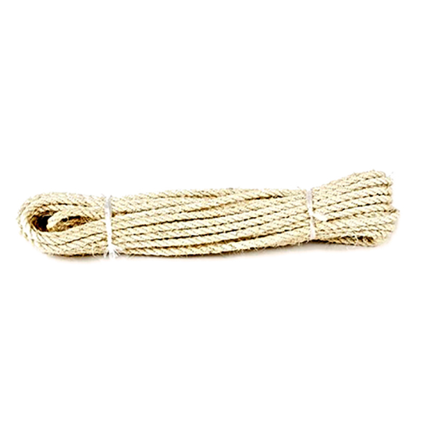 3m Long Natural Sisal Rope for Trailing Flowers/Fruit & Cat Scratching Post