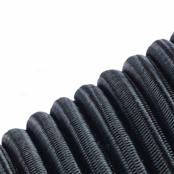 Black High Abrasion Resistance Elastic Bungee Rope