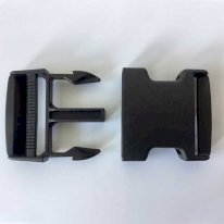 50mm Black Plastic Side Release Secure & Reliable RX Buckles 