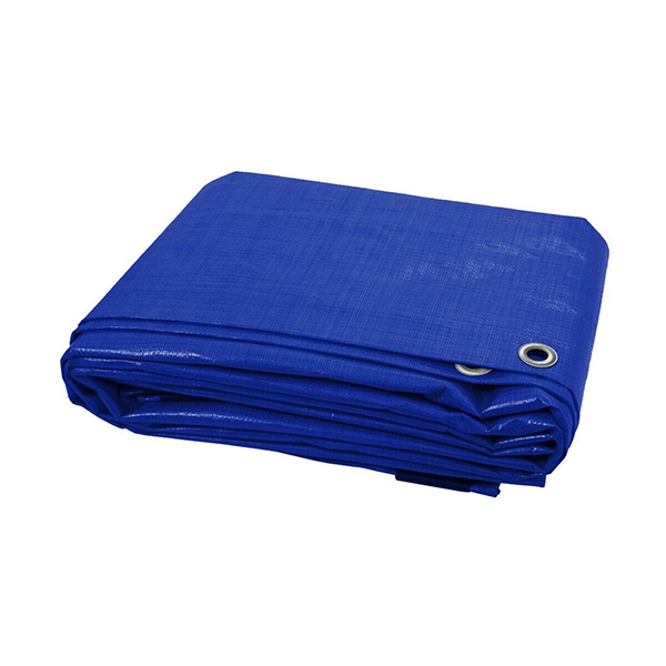 60GSM Waterproof Ground Sheet Tarpaulin Cover + 4 Tarp Clips