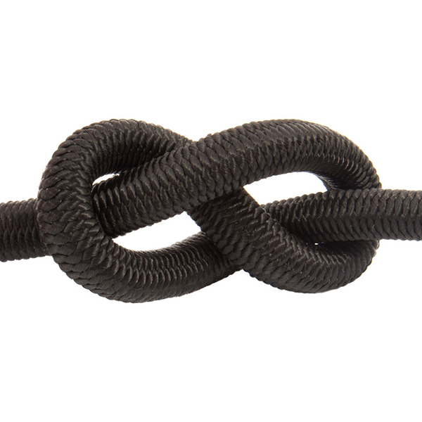 Black Flexible Elastic Bungee Cord Ideal for Secure Tie-Downs