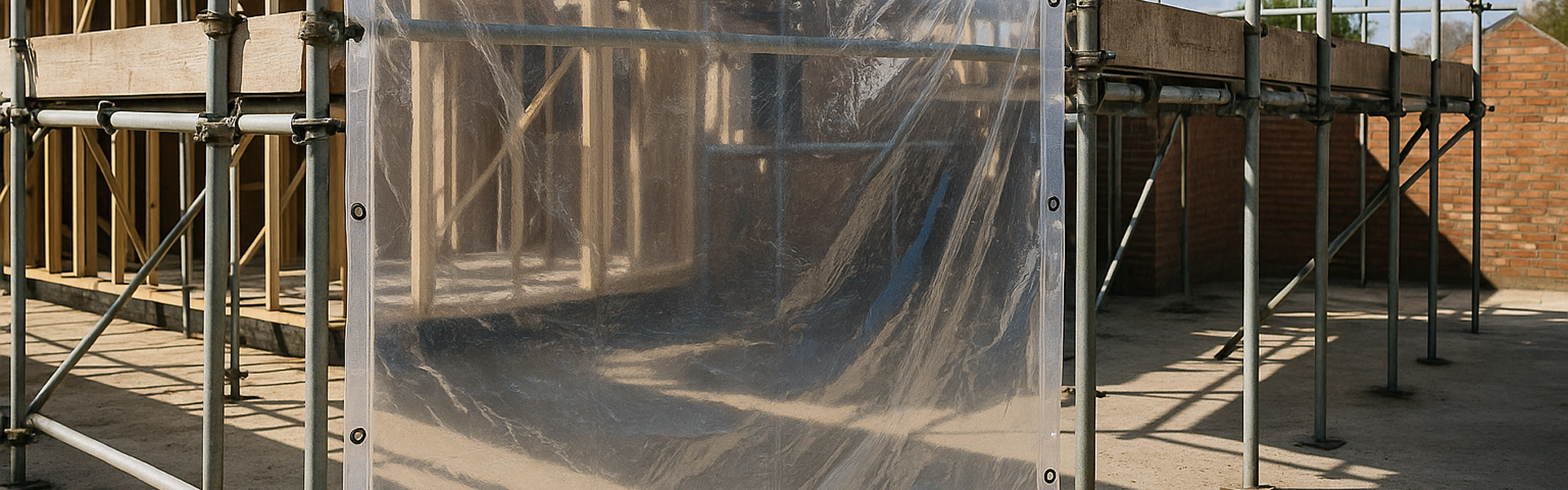 High-Quality Clear Tarpaulins for UK Job Site Protection