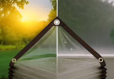 High-Quality Clear Tarpaulins for UK Job Site Protection