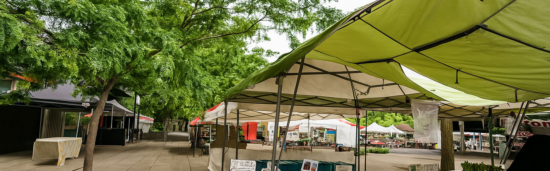  Heavy-Duty Market Stall Tarpaulins 