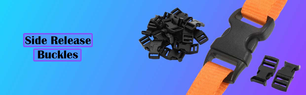What are side release buckles and how they are used in everyday gear for bags, backpacks, and outdoor equipment