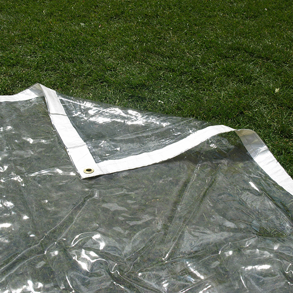 320gsm PVC Heavy Duty Waterproof Glass Clear Tarpaulin 
