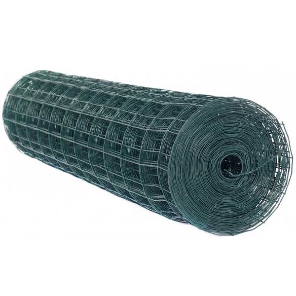 Green PVC Coated Steel Wire Mesh Fencing for Garden Use