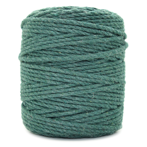 Premium 3-Strand Twisted Macrame Cord Cotton Rope for Crafting