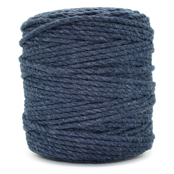 Premium 3-Strand Twisted Macrame Cord Cotton Rope for Crafting