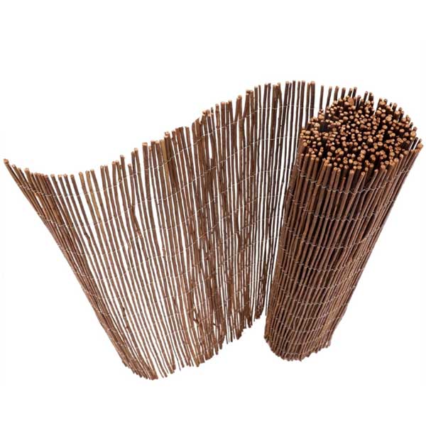 Outdoor Natural Willow Fence Screening Roll for Garden Privacy