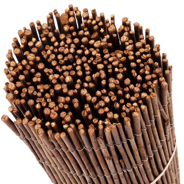 Outdoor Natural Willow Fence Screening Roll for Garden Privacy