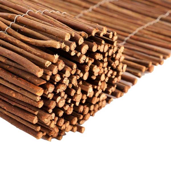 Outdoor Natural Willow Fence Screening Roll for Garden Privacy
