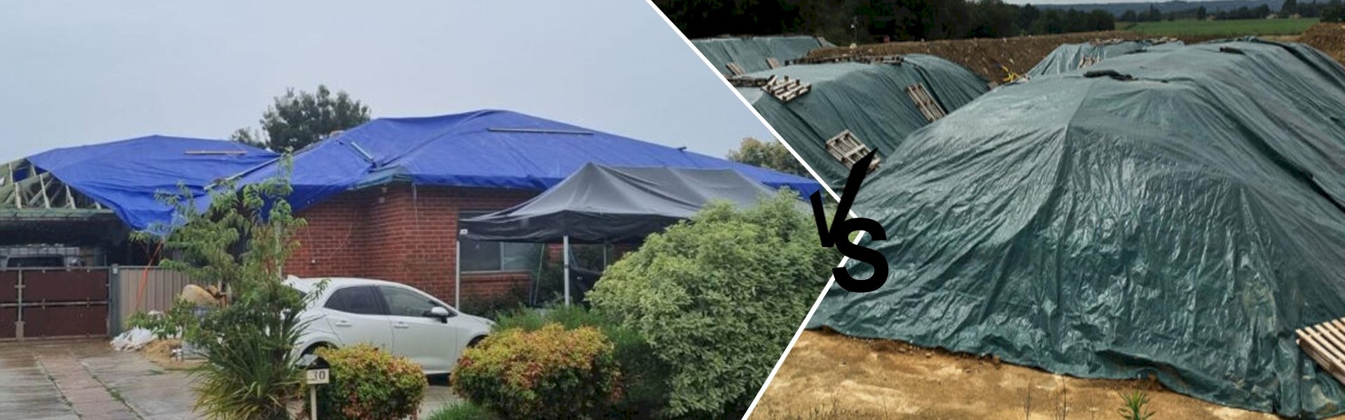 Comparing polyethylene and polypropylene tarpaulins for outdoor protection