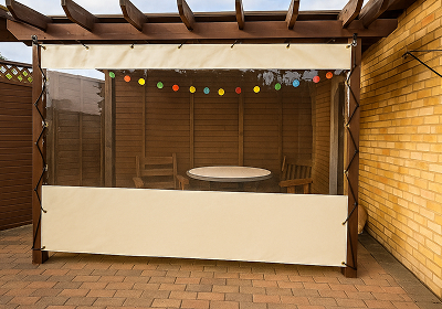 Durable Clear Tarpaulin for Business Spaces