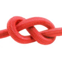 Flexible Elastic Red Bungee Cord for Secure Tent Fixings, Garments & Luggage Strap
