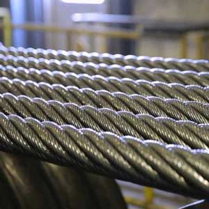Galvanised and stainless steel wire rope reels for UK use