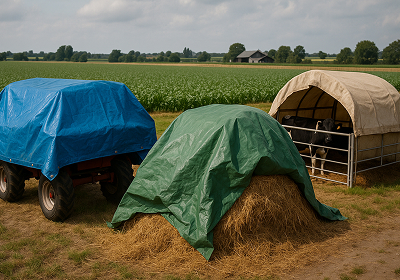 Tarpaulins for Protecting Crops, Equipment & Livestock