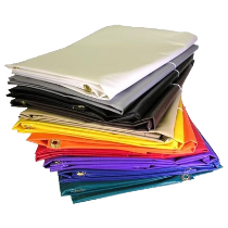 High-performance tarpaulins for weatherproof protection