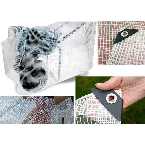 Durable 100 GSM Heavy Duty Waterproof Reinforced Cover Mono Sheet Tarpaulin 