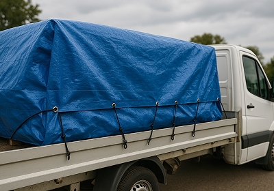 Durable waterproof economy tarpaulin for transport